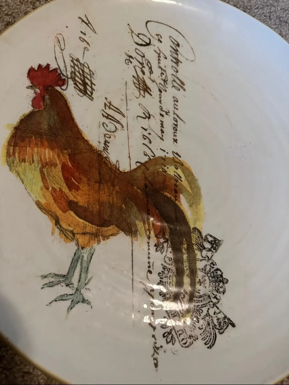 Williams Sonoma Williams Sonoma Rooster Platter -2008